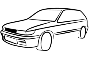 Парковка легковых автомобилей